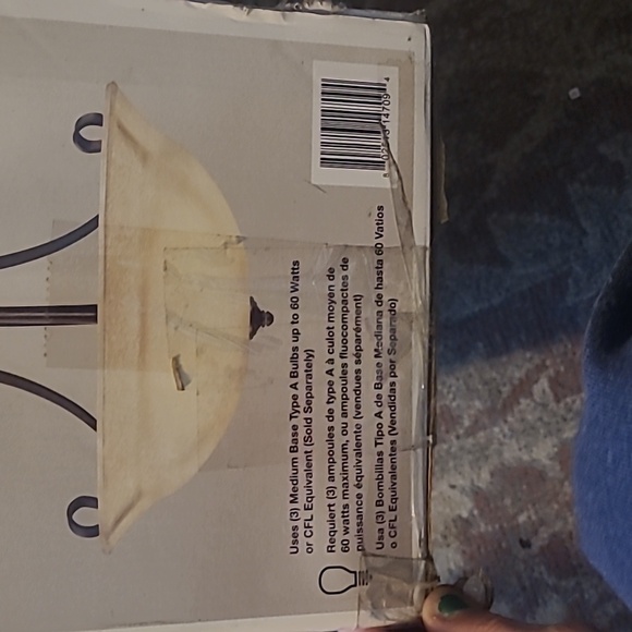 HAMPTON BAY ESSEX HANGING PENDANT FIXTURE NEW - Picture 5 of 5